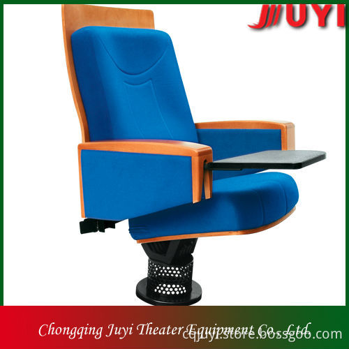 JY-906 tip-up conferrence seat wooden folding cinema hall lecture seat